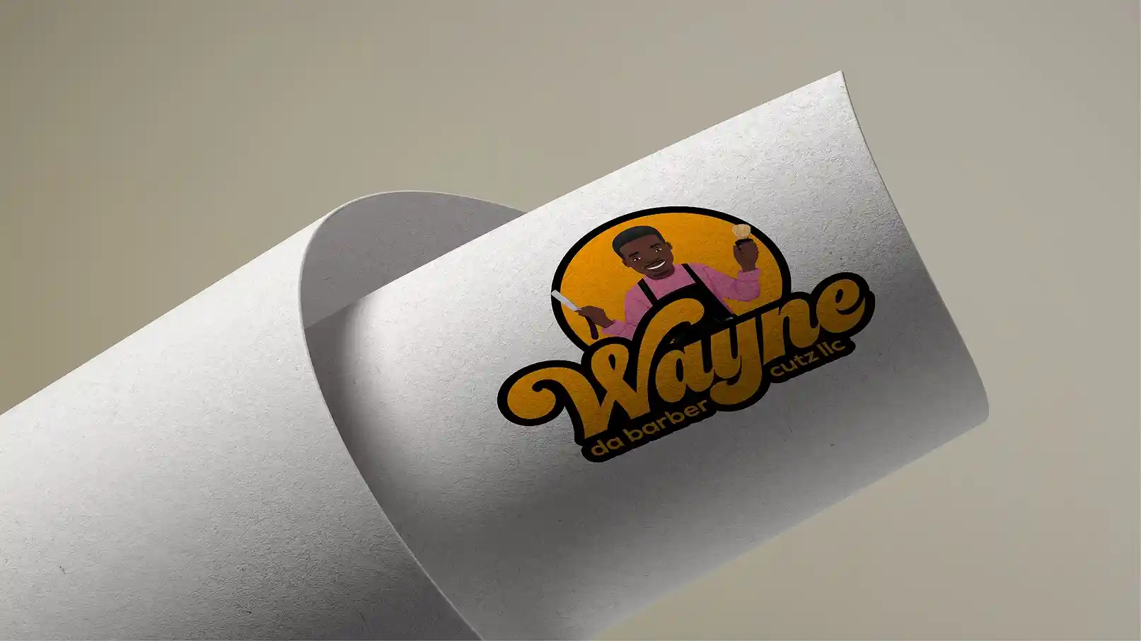 Wayne Da Barber — Logo Design