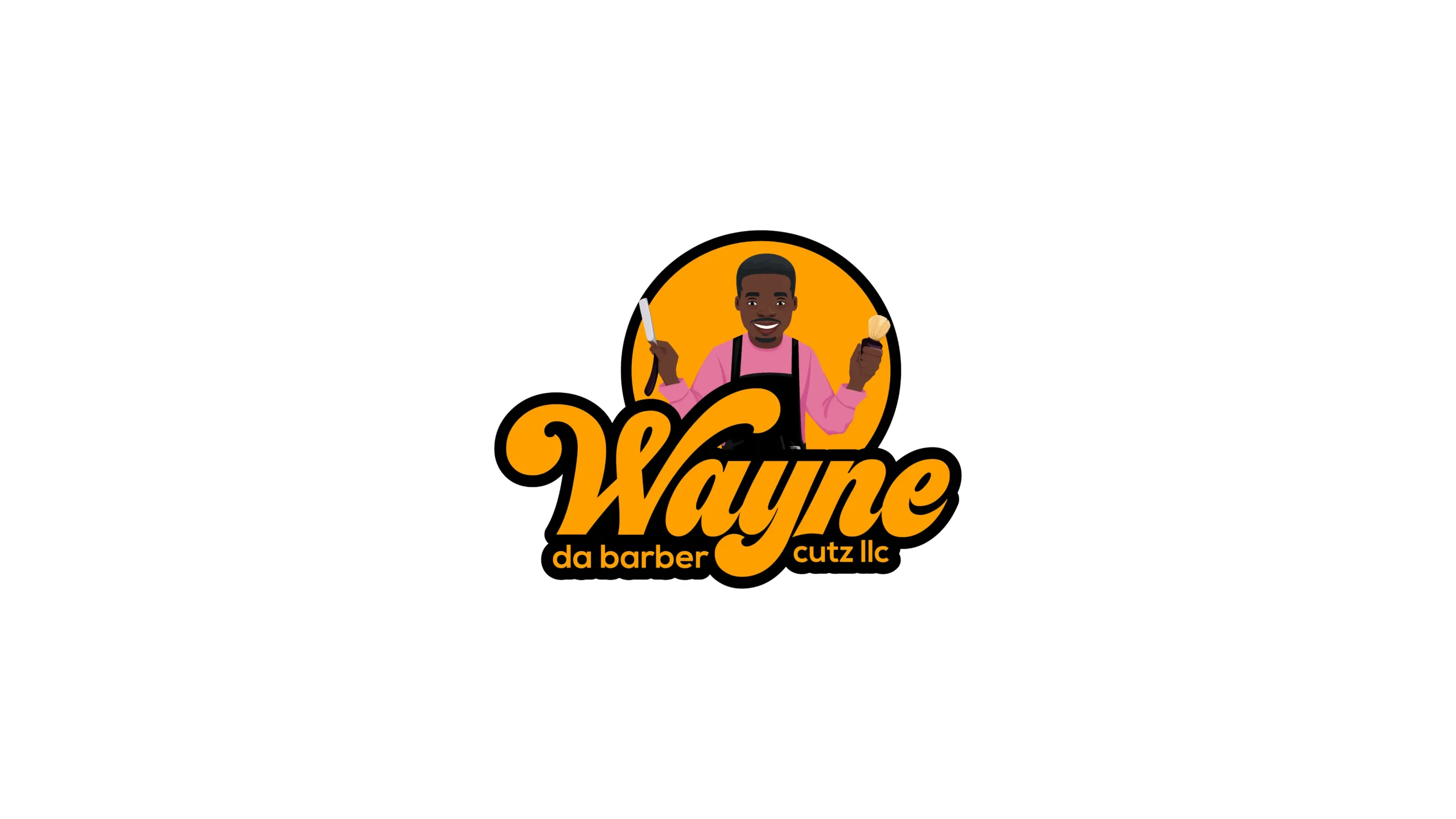 Wayne Da Barber logo, view 1