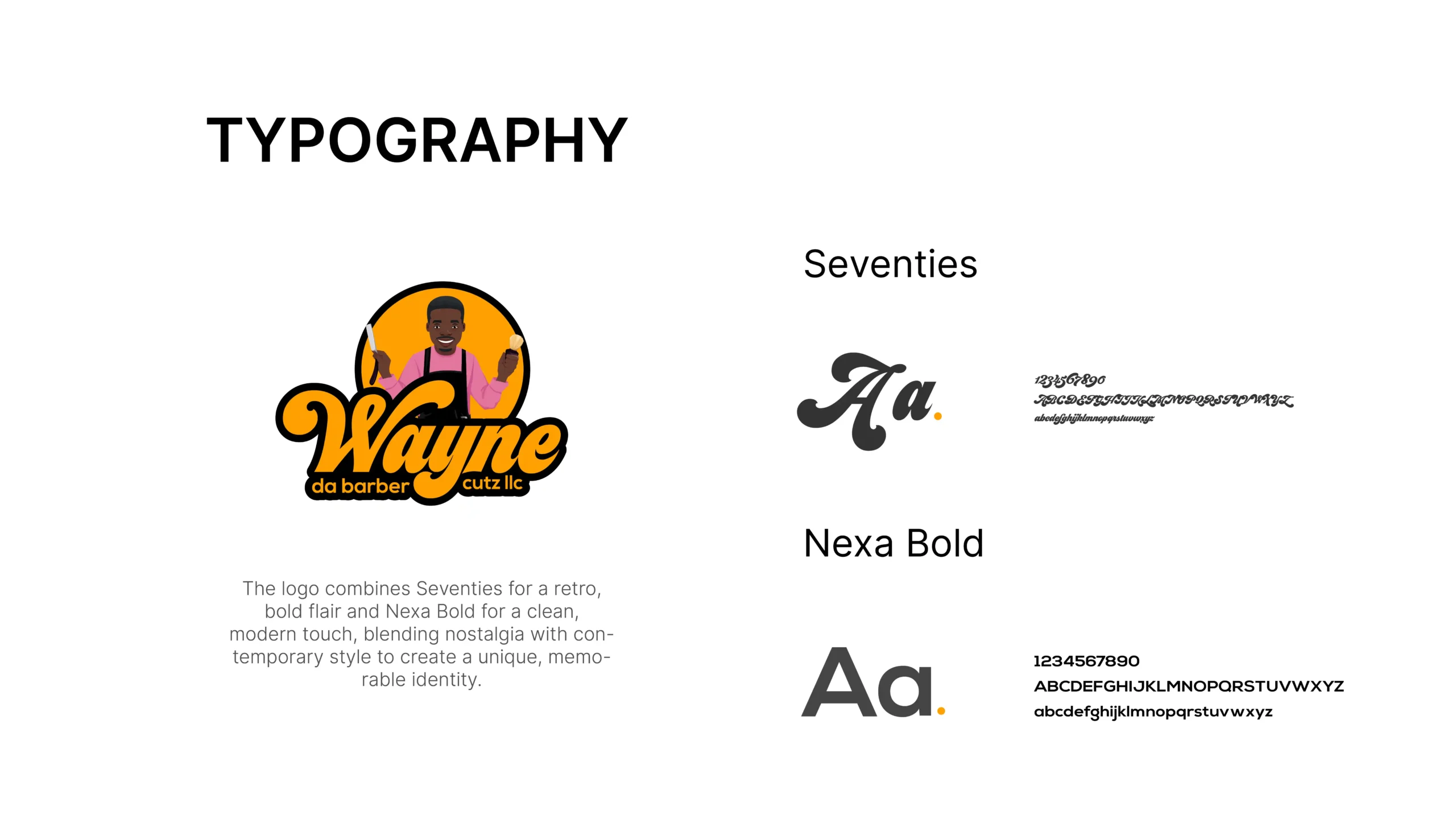 Wayne Da Barber logo, view 2