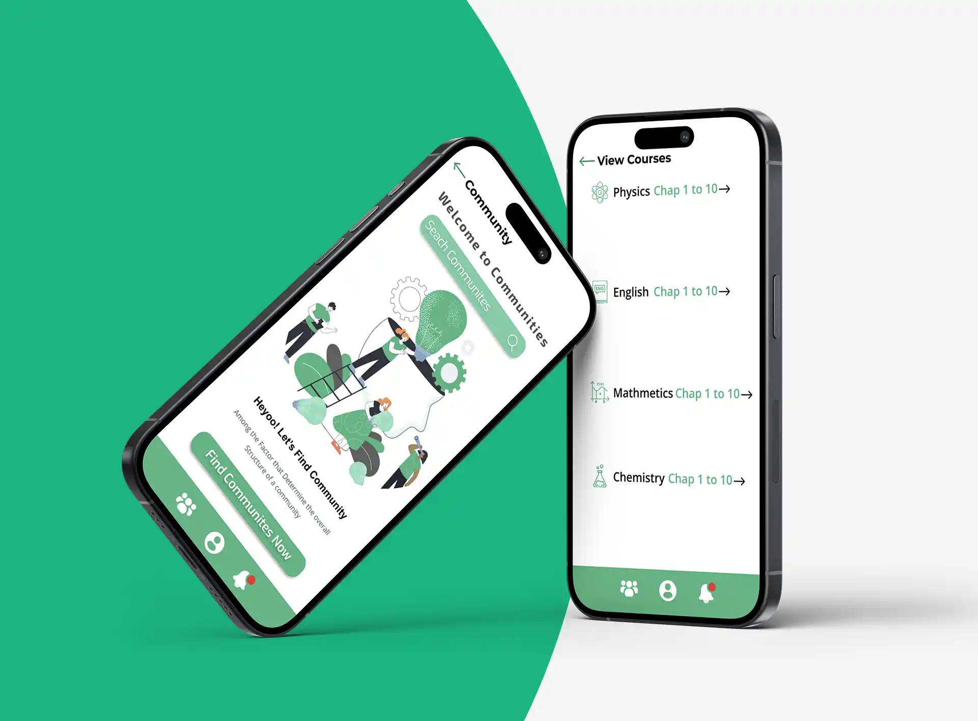 Eduling mobile app, view 2