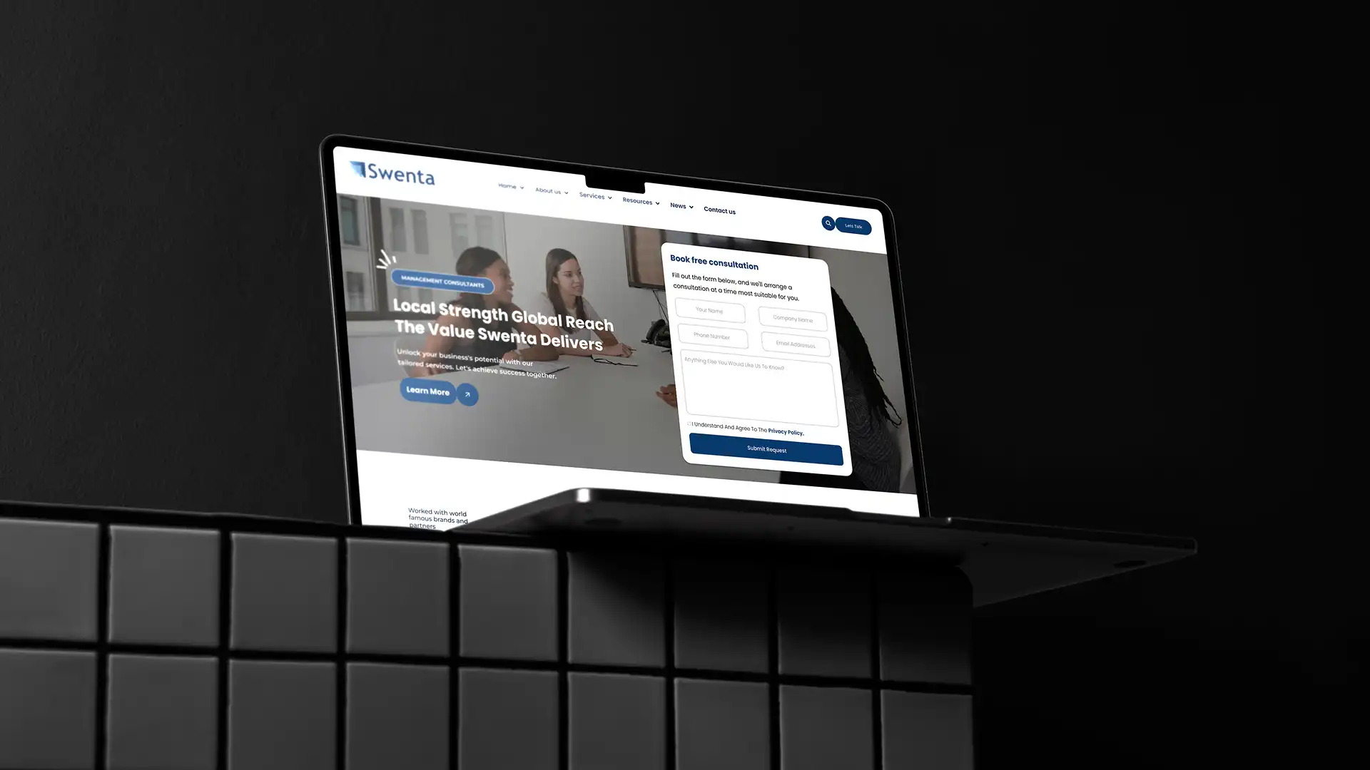 Swenta — Website